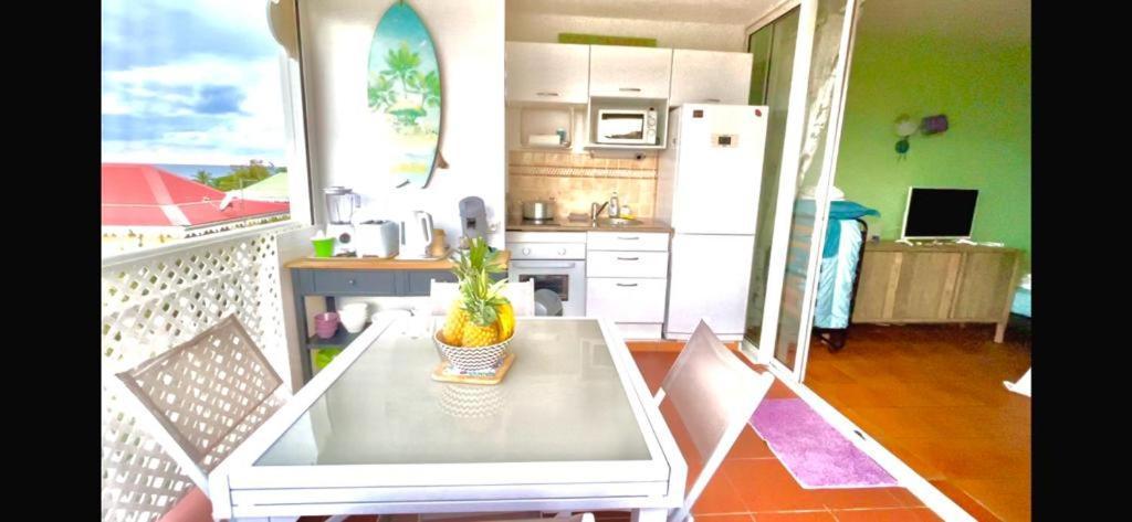 Guadeloupe- Saint-Francois- Residence Anse Des Rochers - Appartement Quart De Villa Etage - Vue Mer- 4 Personnes - Lit Bebe Sur Demande - Citerne Et Wifi Prives -Animaux Ok-Acces Plage Direct -Apnee Bien-Etre Experience Sur Demande Avec Instructeur A エクステリア 写真