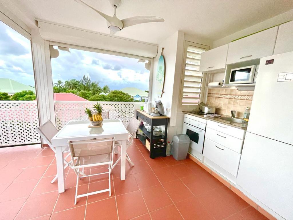 Guadeloupe- Saint-Francois- Residence Anse Des Rochers - Appartement Quart De Villa Etage - Vue Mer- 4 Personnes - Lit Bebe Sur Demande - Citerne Et Wifi Prives -Animaux Ok-Acces Plage Direct -Apnee Bien-Etre Experience Sur Demande Avec Instructeur A エクステリア 写真